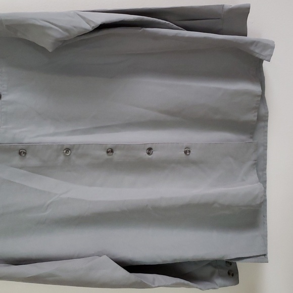 Dressbarn sage green casual button down shirt, career, women's size medium - Picture 3 of 6